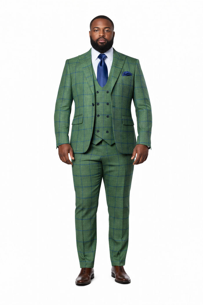 Rossi Man Max RM1841 – Men's Slim Fit 3-Piece Suit for Men