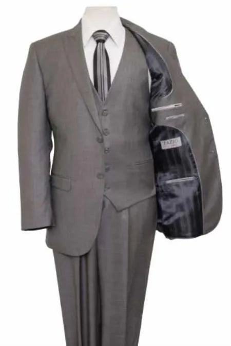 Slim Fit Vested Suit - AlbertoNardoniStore