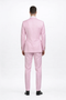 Slim Fitted Cut Mens Double Breasted Blazer - Light Pink Double Breasted Sport Coat
