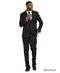 Stacy Adams Men's 3 Piece Hybrid Fit Suit - Tone on Tone Stripe