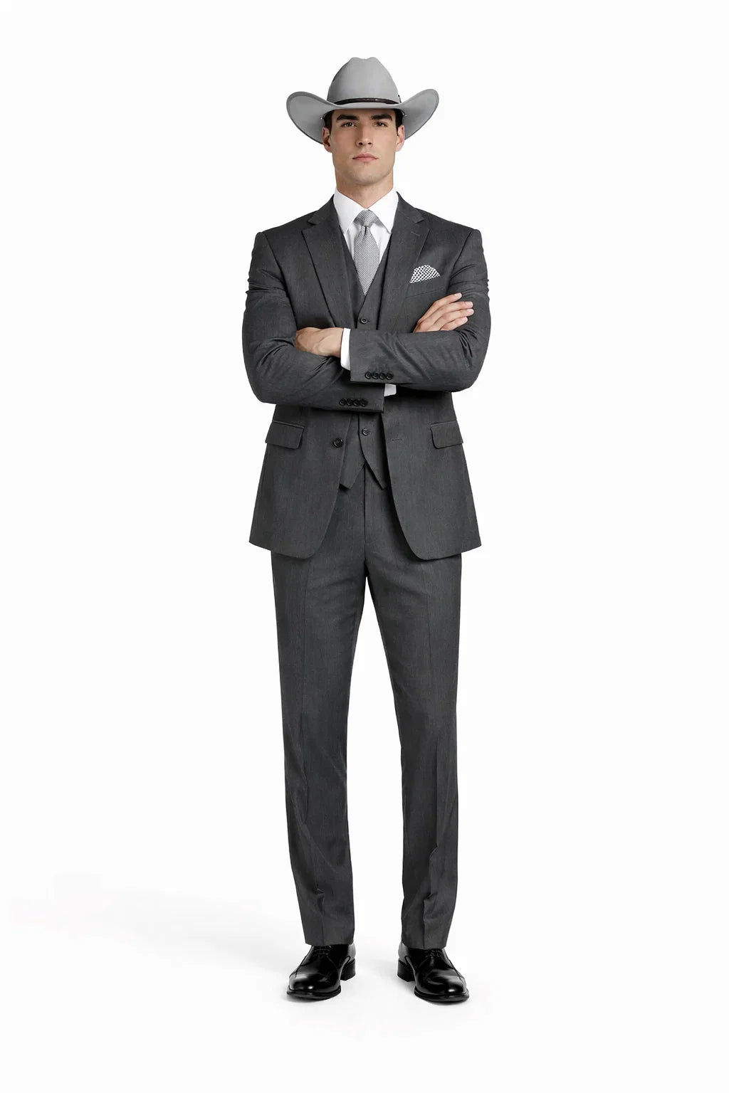 Smoking Traje - Esmoquin - Smoking Para Hombre - Country Wedding Suits Notch Lapel Grey Tuxedo