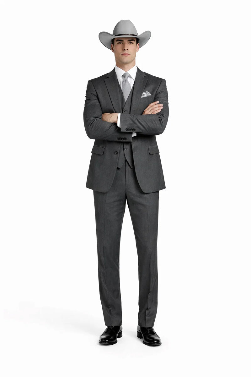 Smoking Traje - Esmoquin - Smoking Para Hombre - Country Wedding Suits Notch Lapel Grey Tuxedo