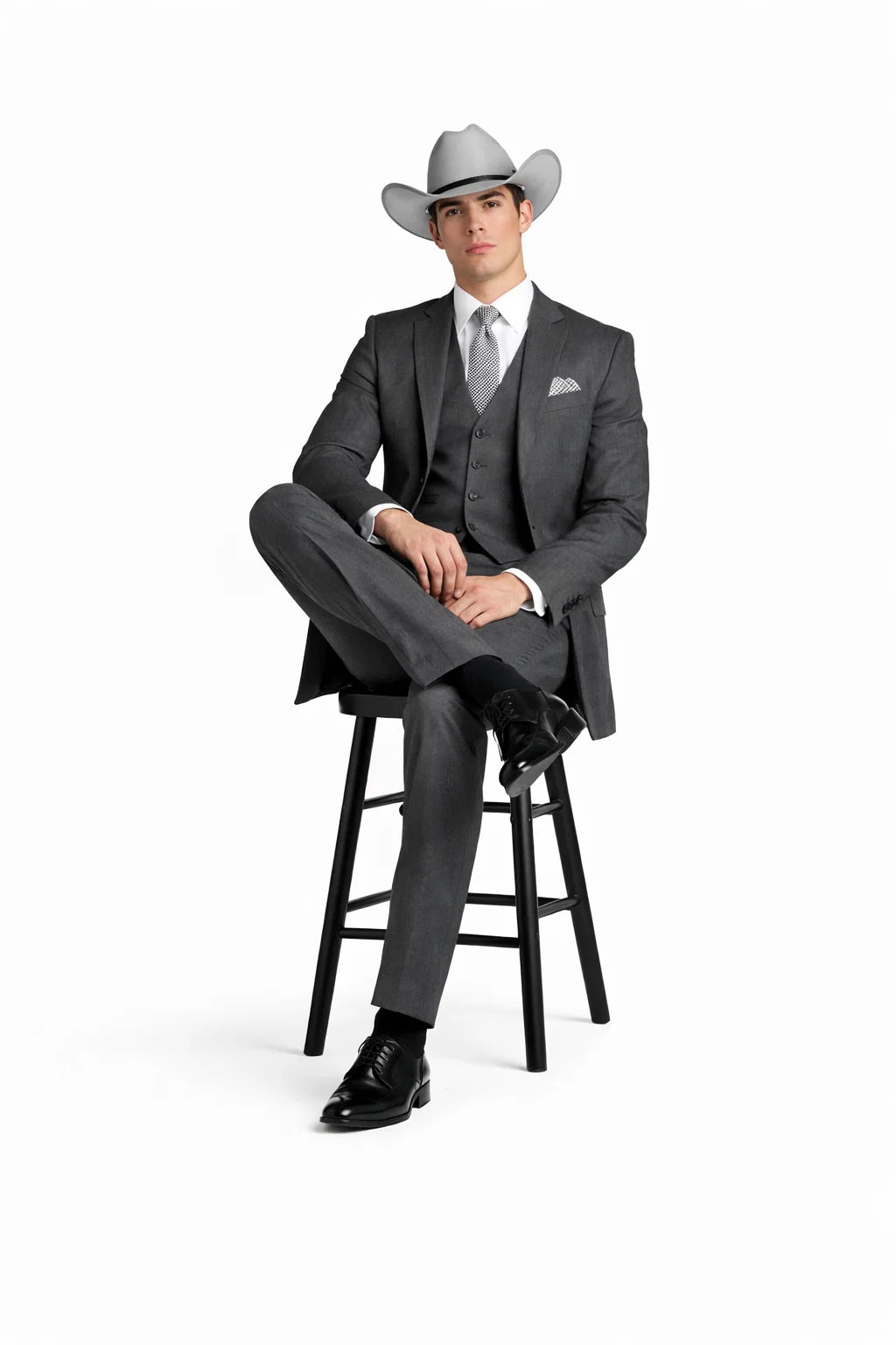 Smoking Traje - Esmoquin - Smoking Para Hombre - Country Wedding Suits Notch Lapel Grey Tuxedo