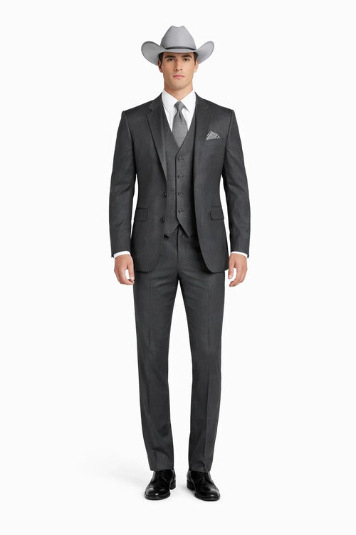 Smoking Traje - Esmoquin - Smoking Para Hombre - Country Wedding Suits Notch Lapel Grey Tuxedo