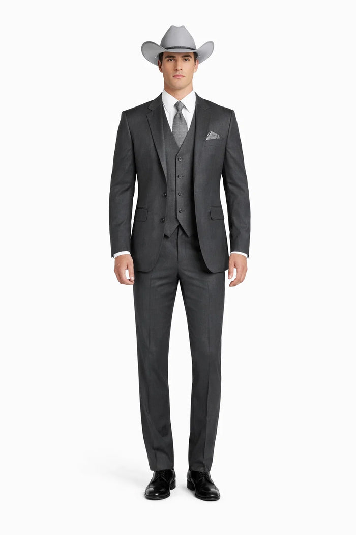Smoking Traje - Esmoquin - Smoking Para Hombre - Country Wedding Suits Notch Lapel Grey Tuxedo