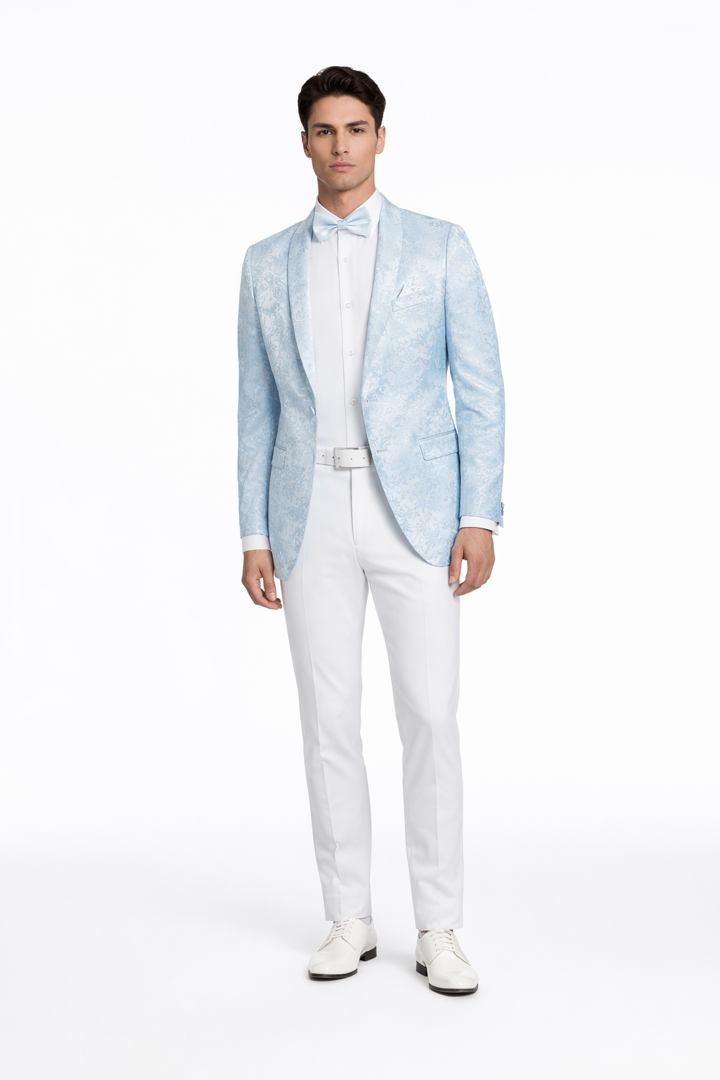 Smoking Traje - Esmoquin - Smoking Para Hombre - Light Blue Tuxedo Trajes Para Hombres