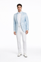 Smoking Traje - Esmoquin - Smoking Para Hombre - Light Blue Tuxedo Trajes Para Hombres