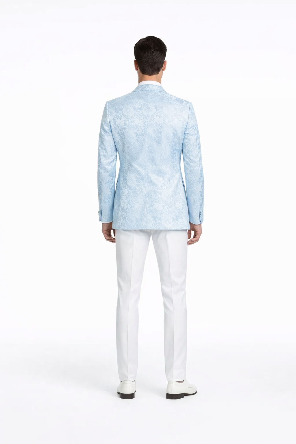 Smoking Traje - Esmoquin - Smoking Para Hombre - Light Blue Tuxedo Trajes Para Hombres