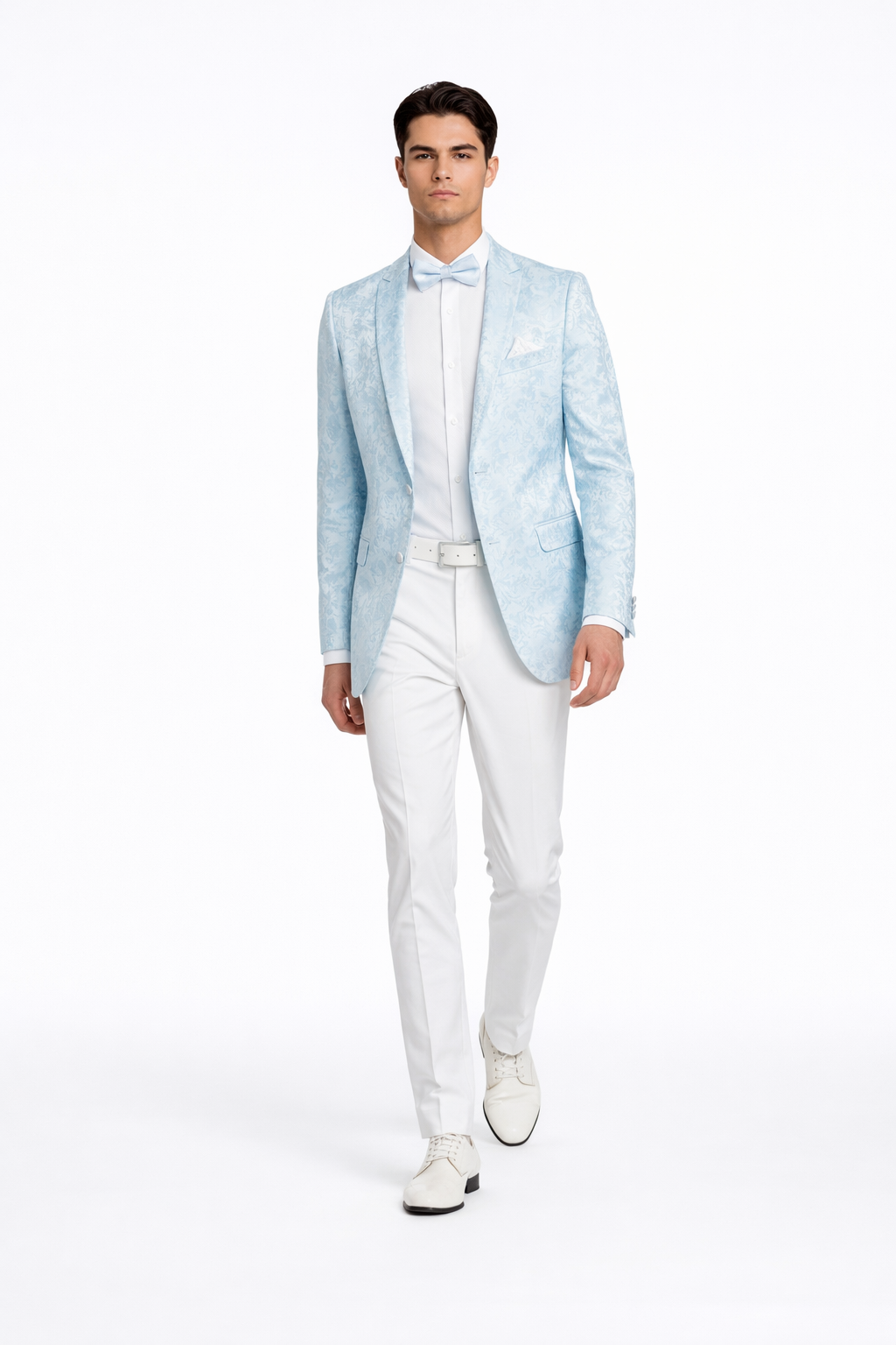 Smoking Traje - Esmoquin - Smoking Para Hombre - Light Blue Tuxedo Trajes Para Hombres