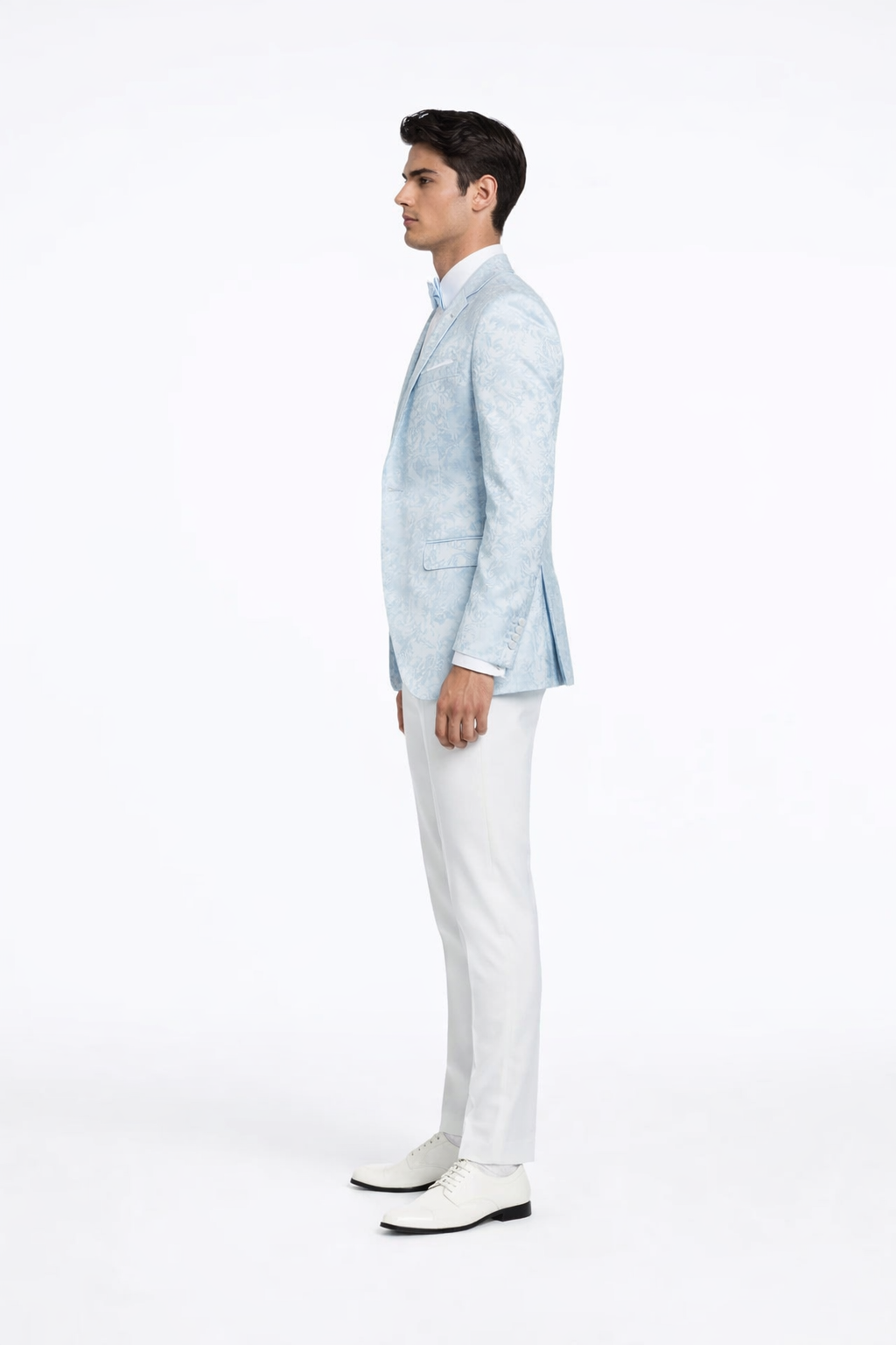 Smoking Traje - Esmoquin - Smoking Para Hombre - Light Blue Tuxedo Trajes Para Hombres