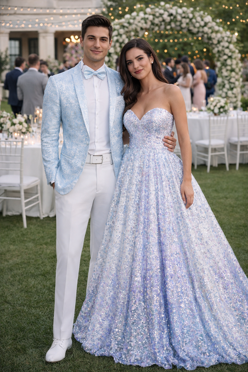 Smoking Traje - Esmoquin - Smoking Para Hombre - Light Blue Tuxedo Trajes Para Hombres