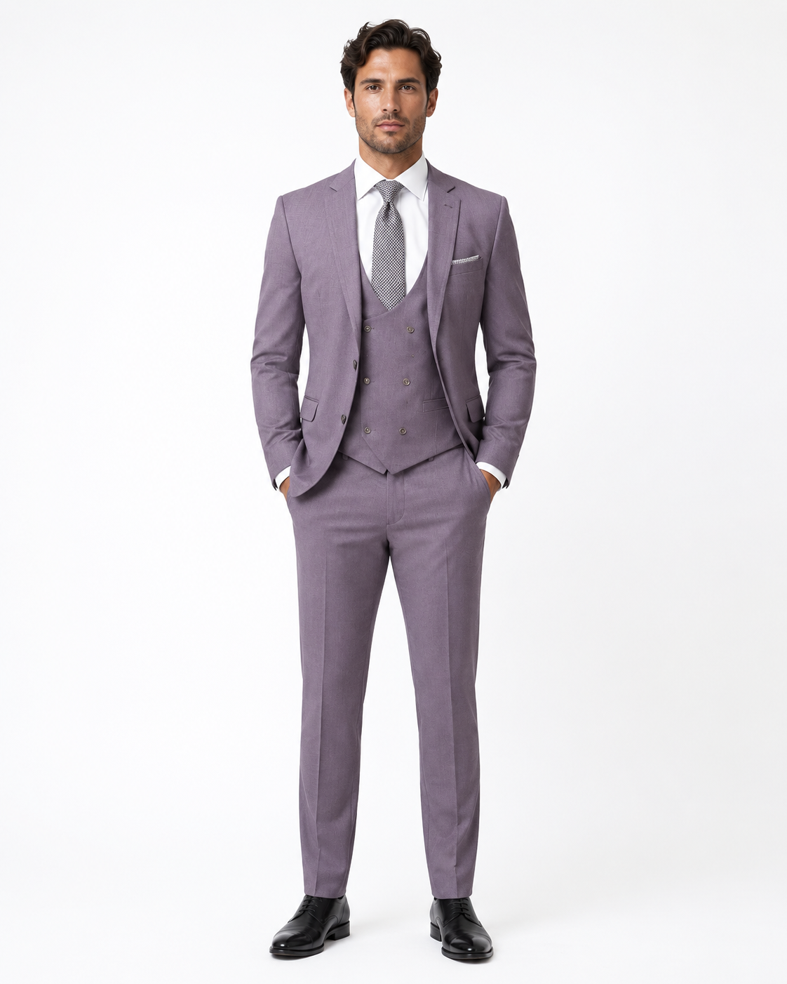 Smoking Traje - Esmoquin - Smoking Para Hombre - Mulberry Tuxedo