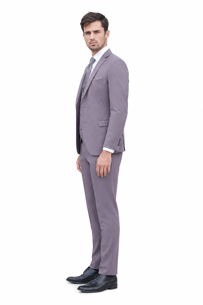 Smoking Traje - Esmoquin - Smoking Para Hombre - Mulberry Tuxedo