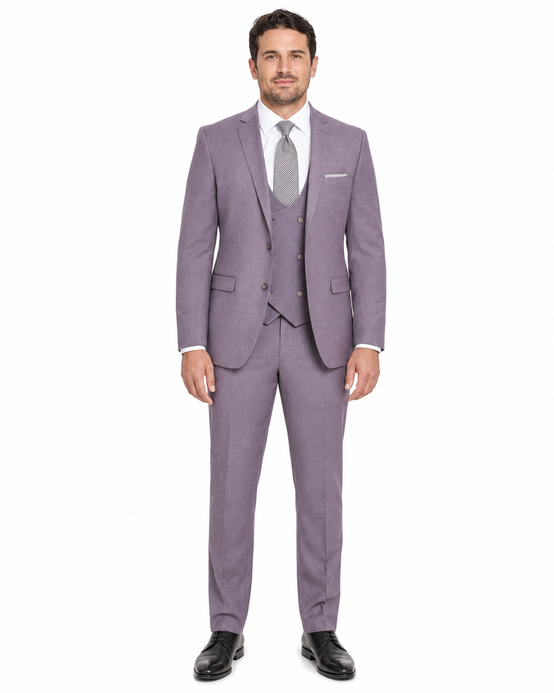 Smoking Traje - Esmoquin - Smoking Para Hombre - Mulberry Tuxedo