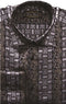 "Paisley Pattern Men's Regular Fit Sports Shirt - Black"