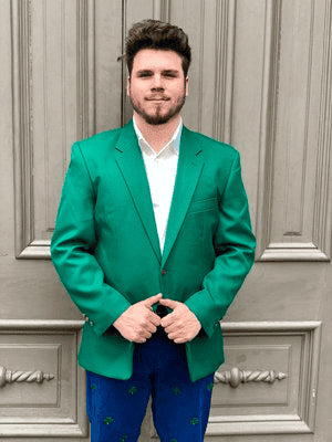 St. Patrick's Day Kelly Green Blazer - AlbertoNardoniStore