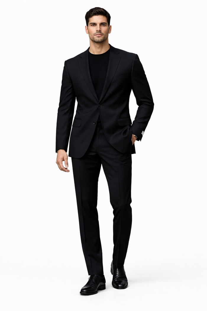 Stacy Adams Men's 2 Piece Modern Fit Suit - Solid Colors