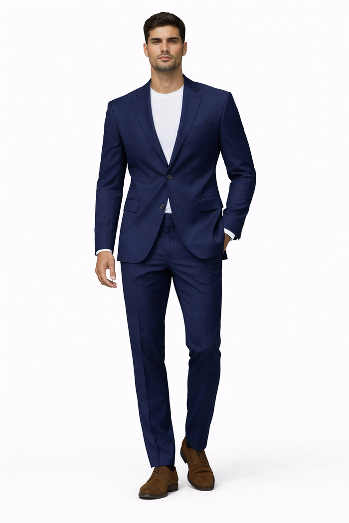 Stacy Adams Men's 2 Piece Modern Fit Suit - Solid Colors