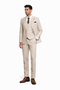 Stacy Adams Men's 3 Piece Hybrid Fit Suit - Twin Lined Windowpane