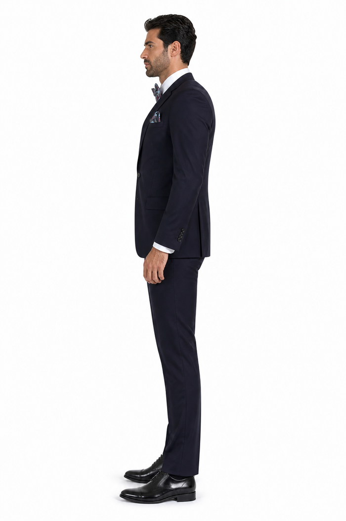 Statement Men's Eggplant Slim Fit Vested Suits