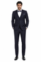 Statement Men's Eggplant Slim Fit Vested Suits