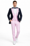 Statement Mens Fashon Tuxedo Pink 3 Piece Designer Tux
