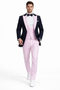 Statement Mens Fashon Tuxedo Pink 3 Piece Designer Tux