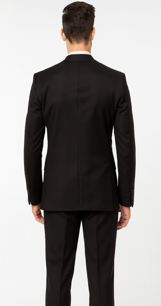 black suit