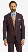 Steve Harvey Suits - Purple Suit - Designer Brand Suit No Pleated Pants Modern Fit