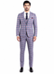 Stylish Grey and Red Checkered Suit for Men – Slim Fit 3 Piece Formal Outfit
