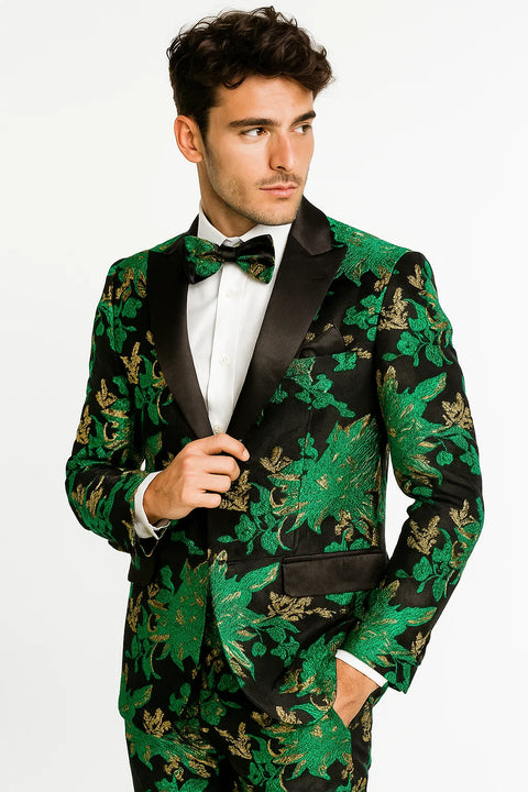Mens Light Green Suit - Neon Green Suit