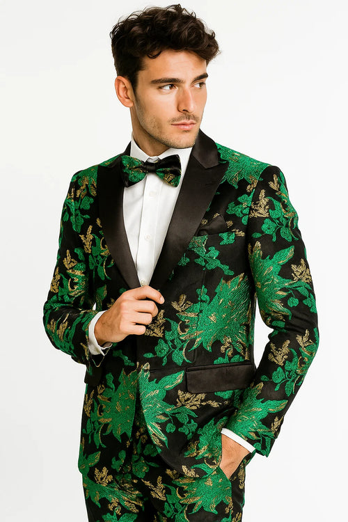 Mens Light Green Suit - Neon Green Suit