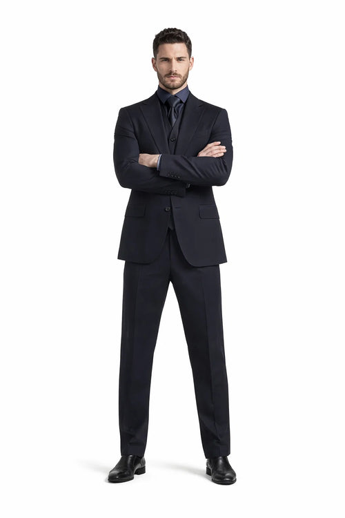 Mens John Wick Vested Black  Slim Fit  Suit Package + Shirt & Tie - "High Quality Real Suit"