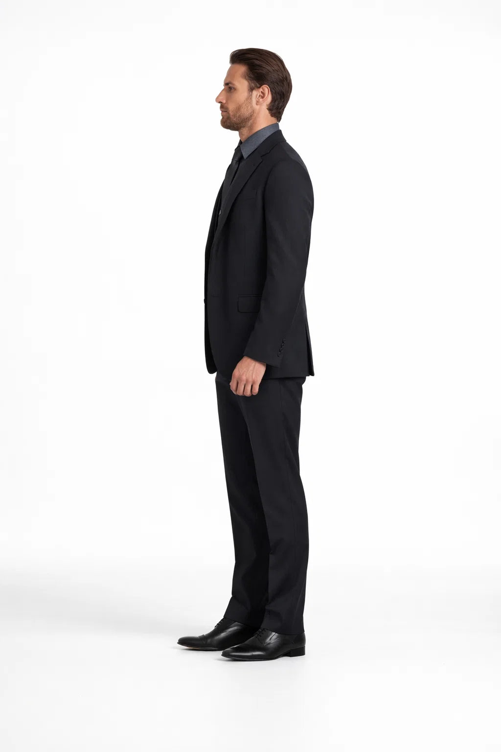 Mens John Wick Vested Black  Slim Fit  Suit Package + Shirt & Tie - "High Quality Real Suit"