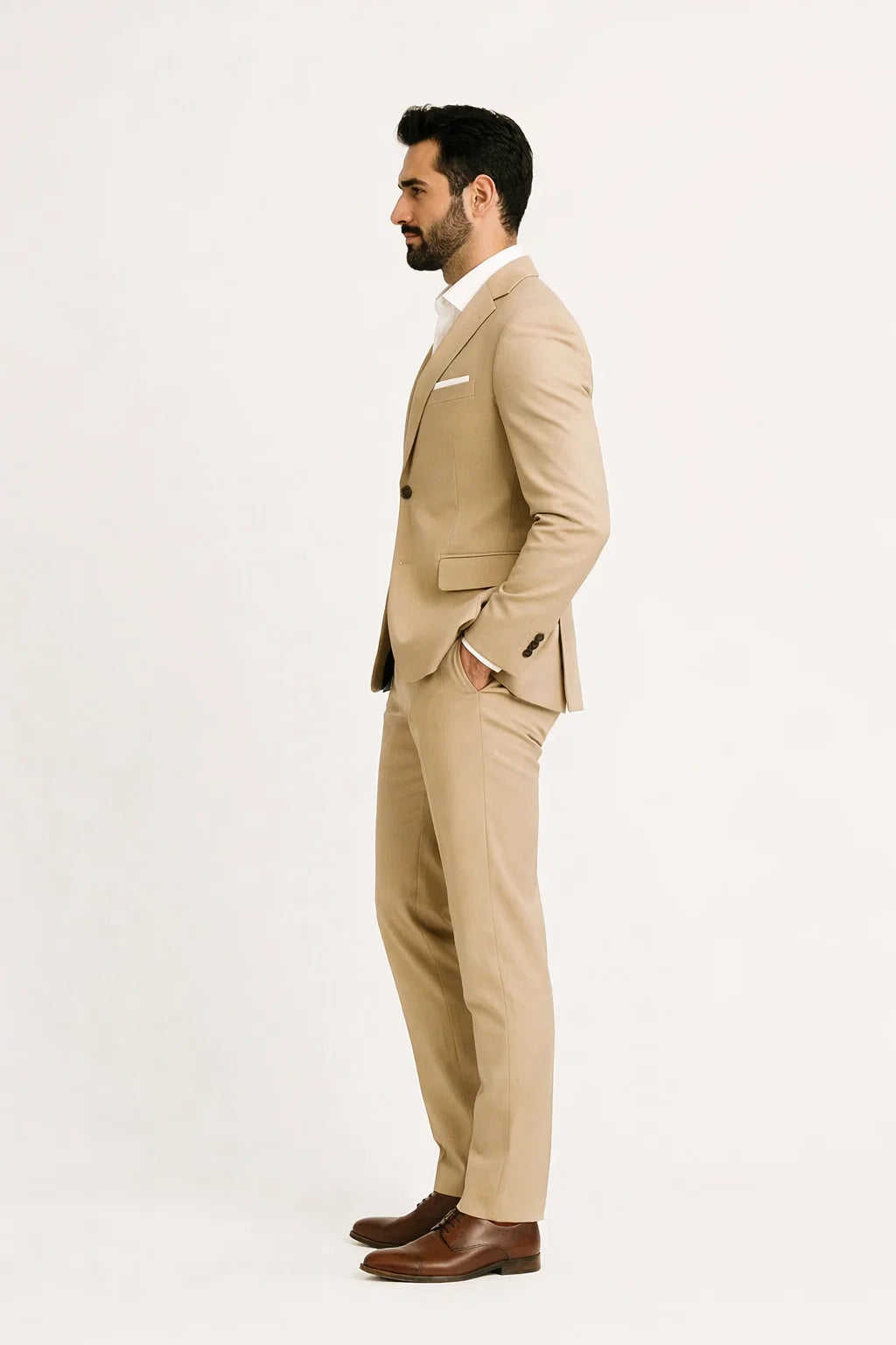 Champagne Groomsmen Suits