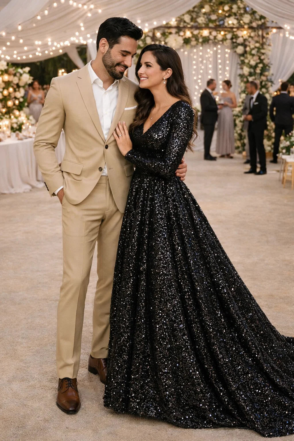 Champagne Groomsmen Suits