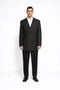 Steve Harvey Black Solid Three Piece Suit
