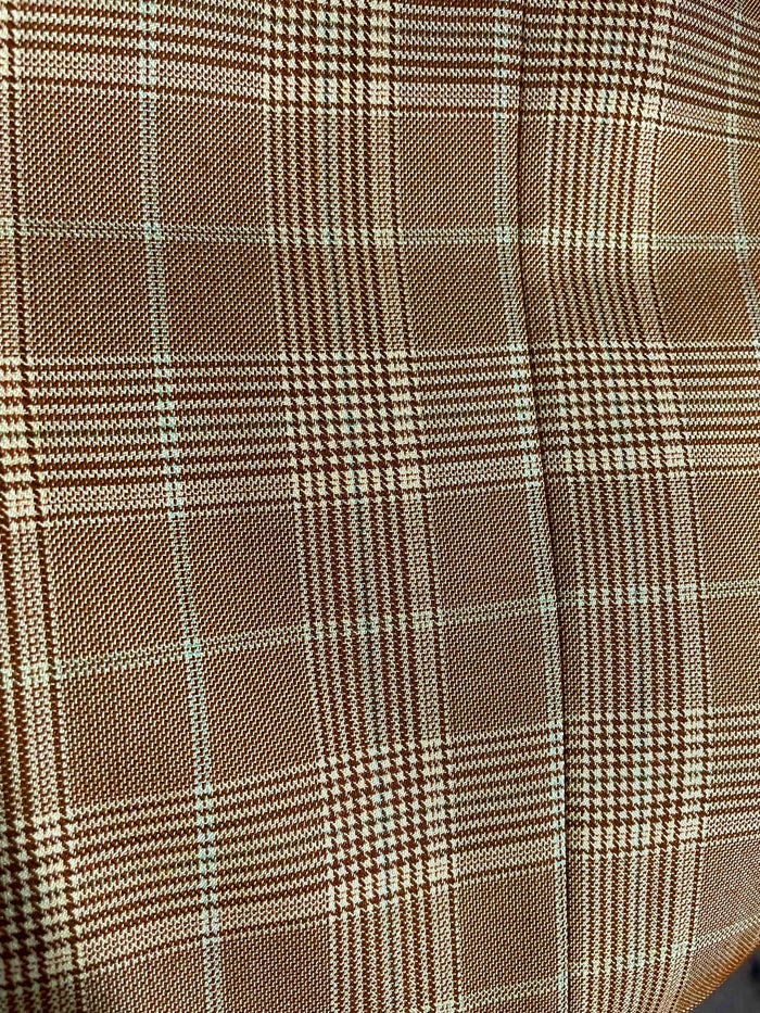 Renaissance Collection - Regular Fit 3 Piece Suit Camel