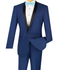 (38S, 42R, 44L) Blue 2 Piece Slim Fit Tuxedo