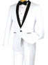 Kingsman Collection - Shawl Collar Slim Fit Tuxedo 2 Piece 1 Button White