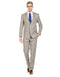 Tan Groomsmen Suits Mens Modern Fit Summer Wedding Suit Light Taupe - AlbertoNardoniStore