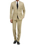 Tan Groomsmen Suits This modern fit suit is sure to be a hit. It features a standard 2 button closure, back side vents on the jacket, and flat fron pants. - AlbertoNardoniStore