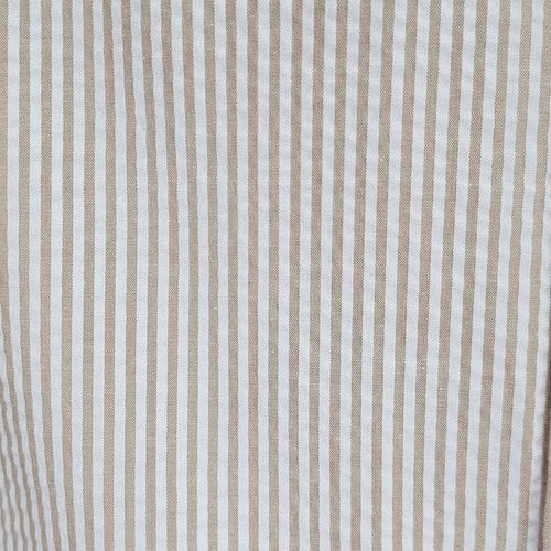 Tan Seersucker 2pc Set