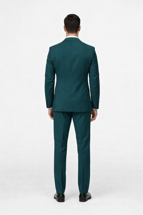 Teal Suit - Dark Teal Suit - Teal Blue Suit