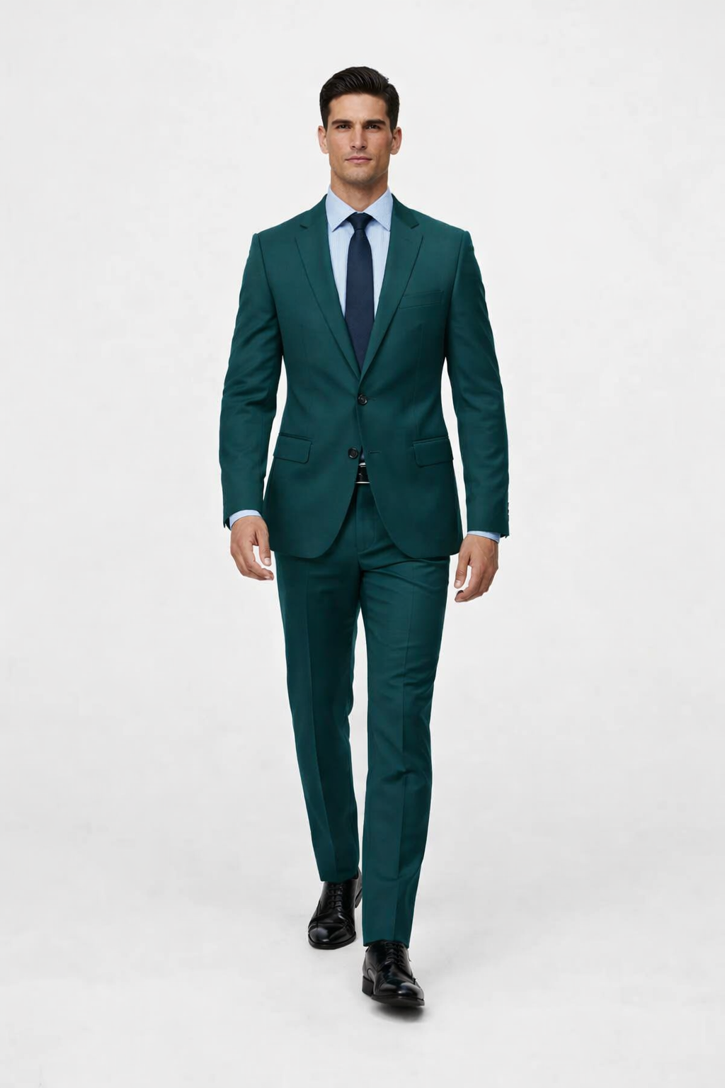 Teal Suit - Dark Teal Suit - Teal Blue Suit
