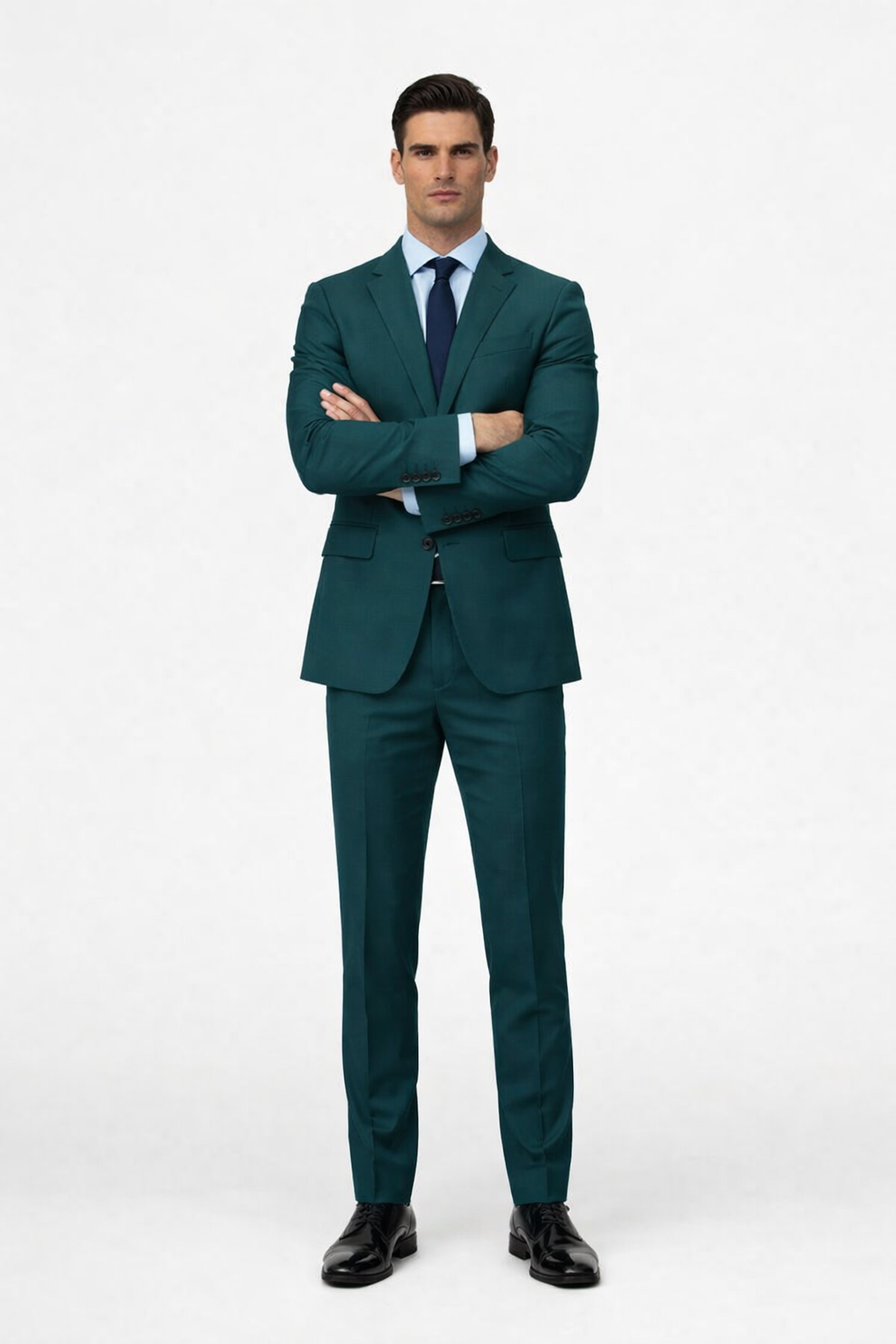 Teal Suit - Dark Teal Suit - Teal Blue Suit