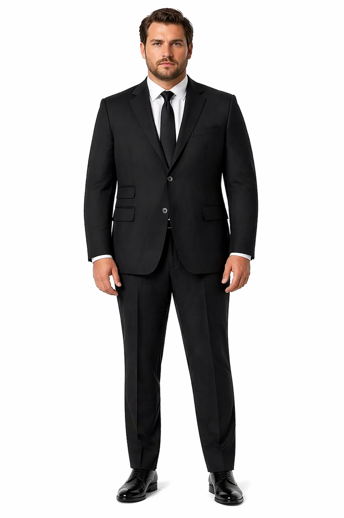Terrano, Slim Fit, Pure Wool Suit by Tiglio Luxe TIG4001