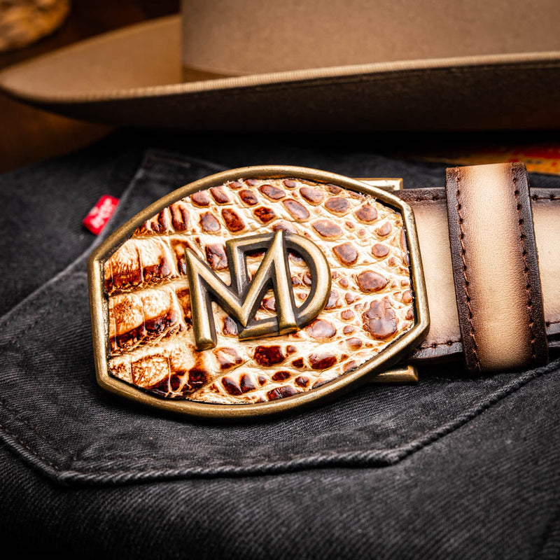 Marco Di Milano Texas Belt Stone Orix Leather Shoe