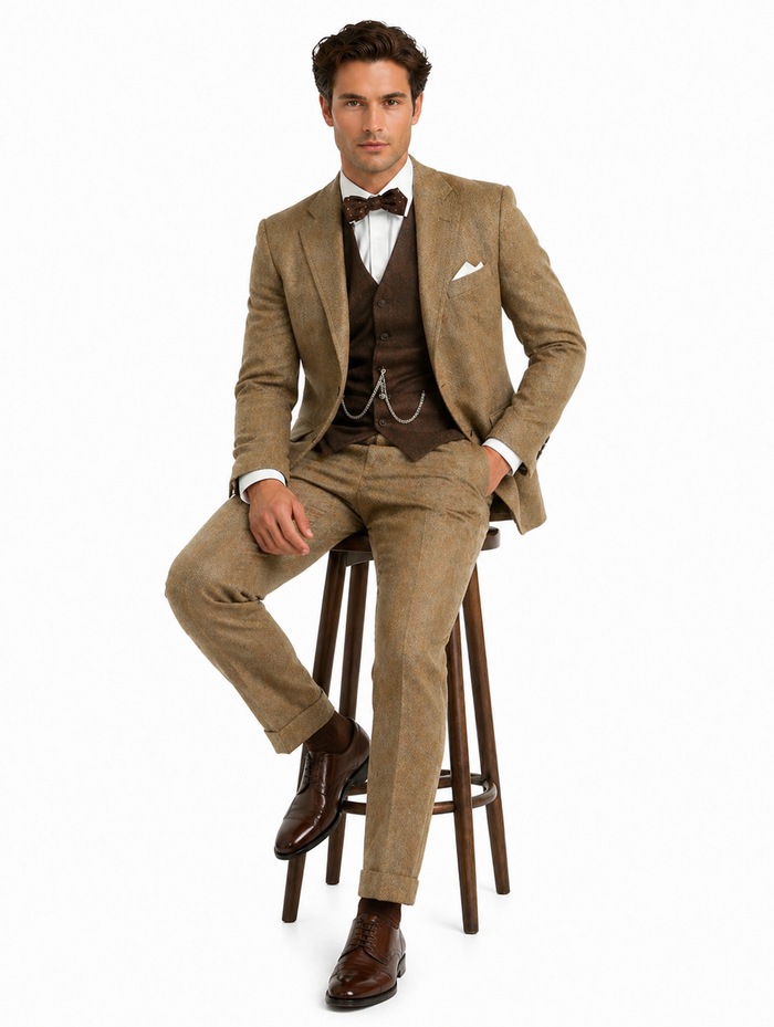 The Great Gatsby Tobey Maguire Suit - Mens Great Gatsby Costume