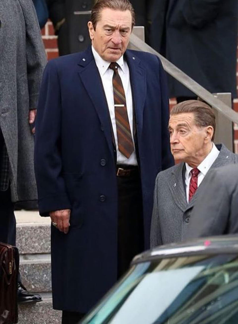 Frank Sheeran The Irishman Robert De Niro Blue Coat